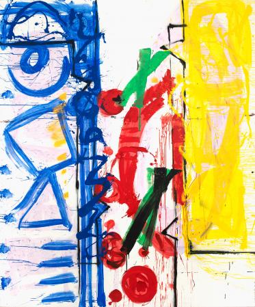 ter Hell · <strong>Change frame</strong> · 2012 · 290 x 240 cm · acrylic, spray on canvas
