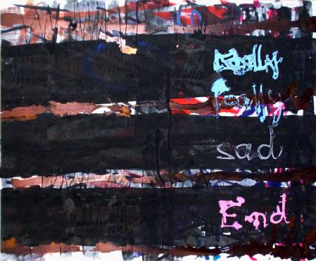 ter Hell · <strong>Sad End</strong> · 2015 · 132 x 160 cm · acrylic on canvas