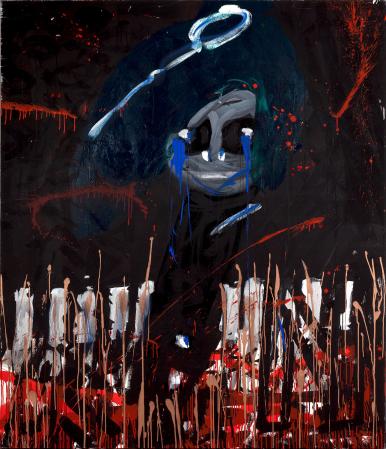ter Hell · <strong>Nada Pulata</strong> · 2013 · 220 x 160 cm · acrylic on canvas