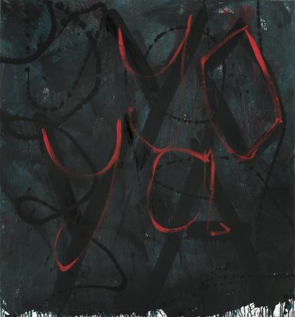 ter Hell · <strong>yo ya</strong> · 2012 · 145 x 135 cm · acrylic on canvas